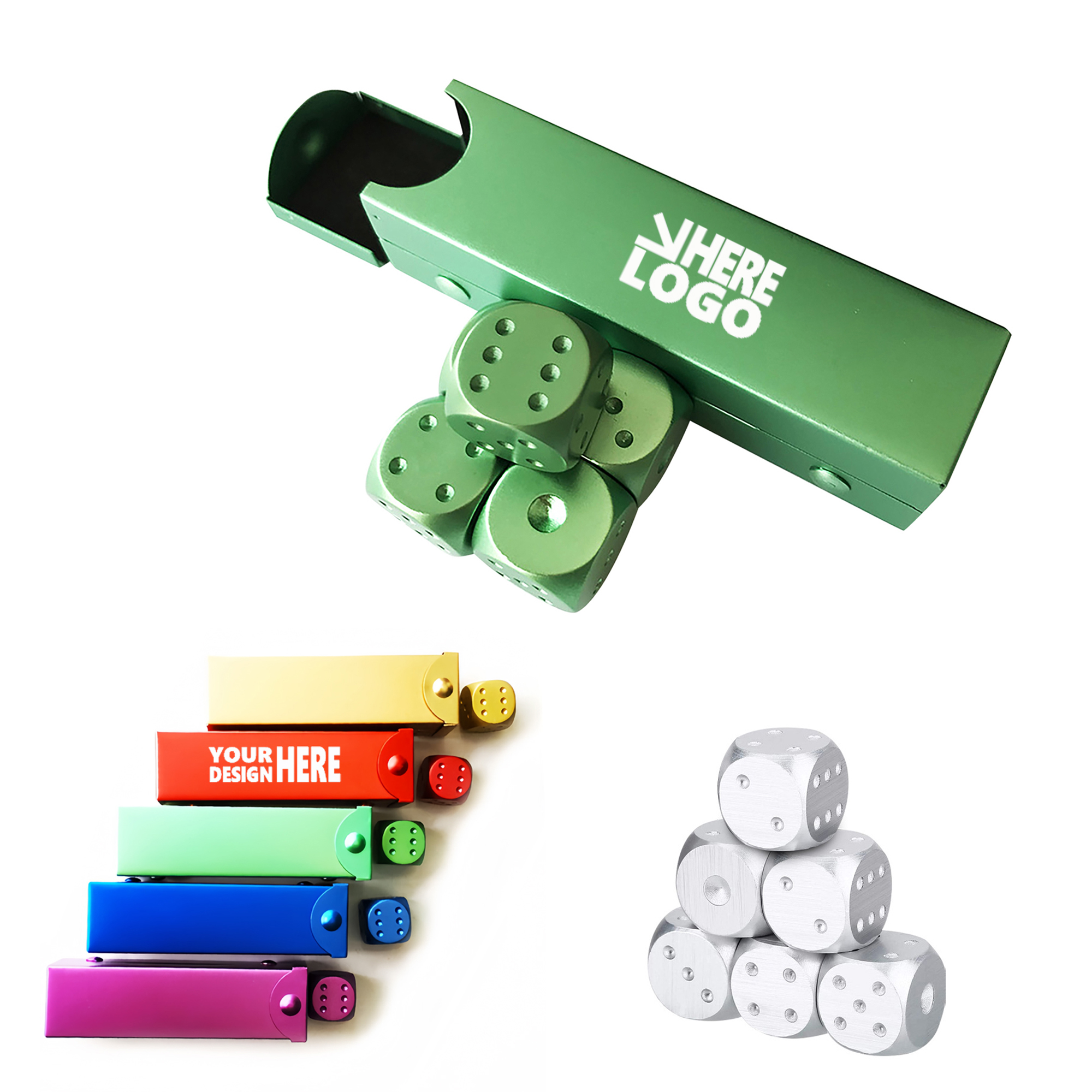 Customized Metal Dice Sets 1