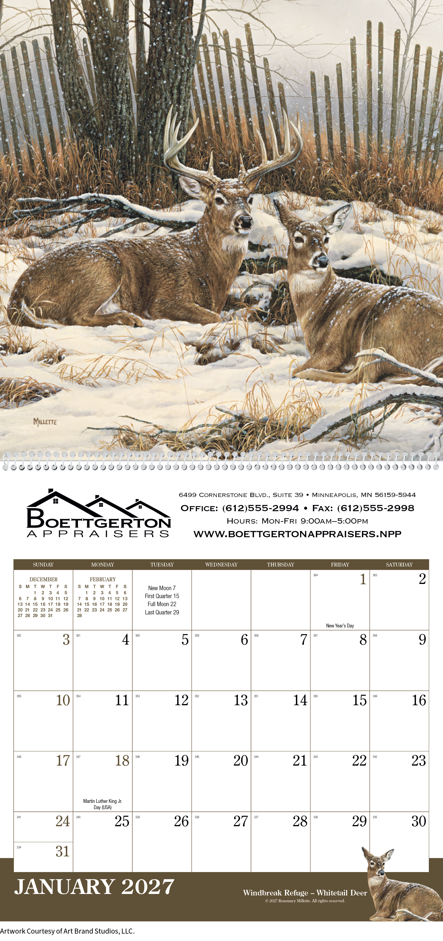 Triumph® Calendars Wildlife Art Calendar 35