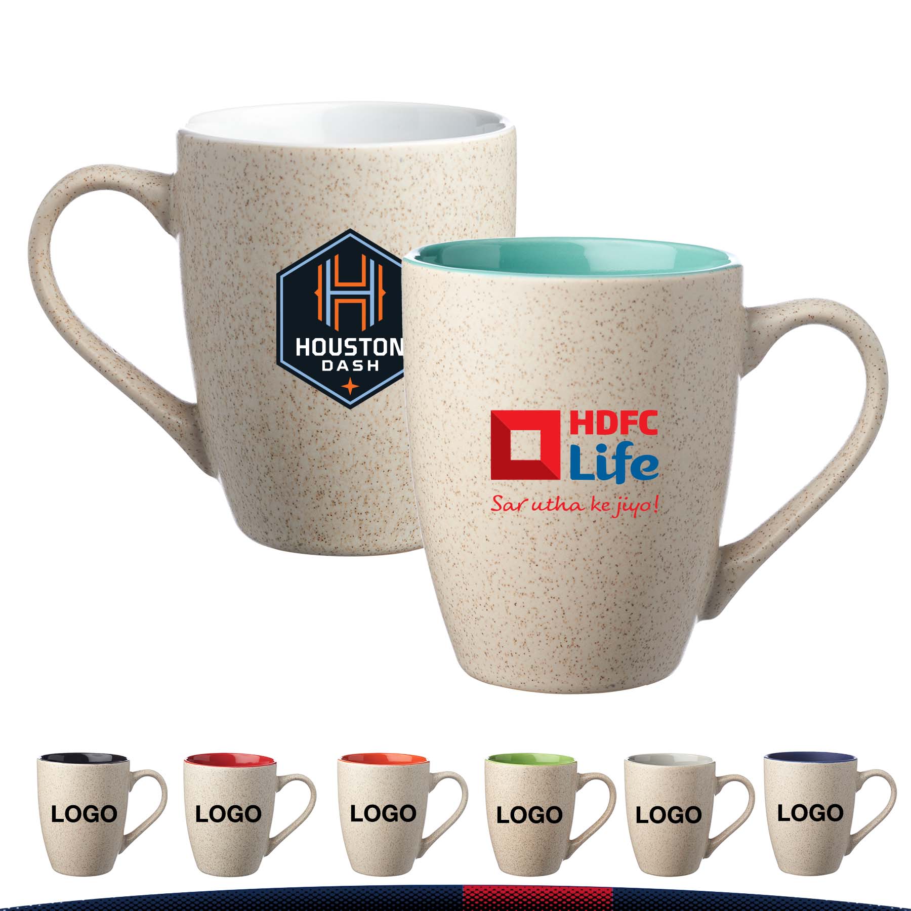 10 OZ. Rasas Two Tone Coffee Mugs 4