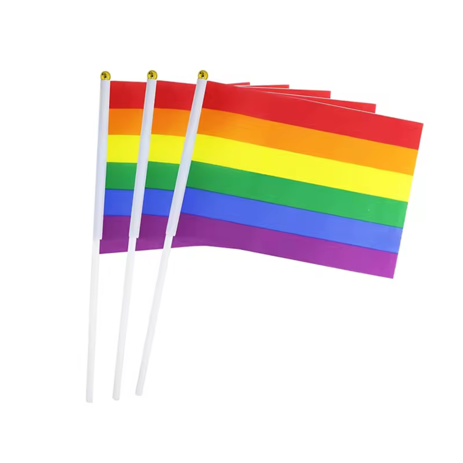 9" x 6" Hand Waving Flag Banner 4