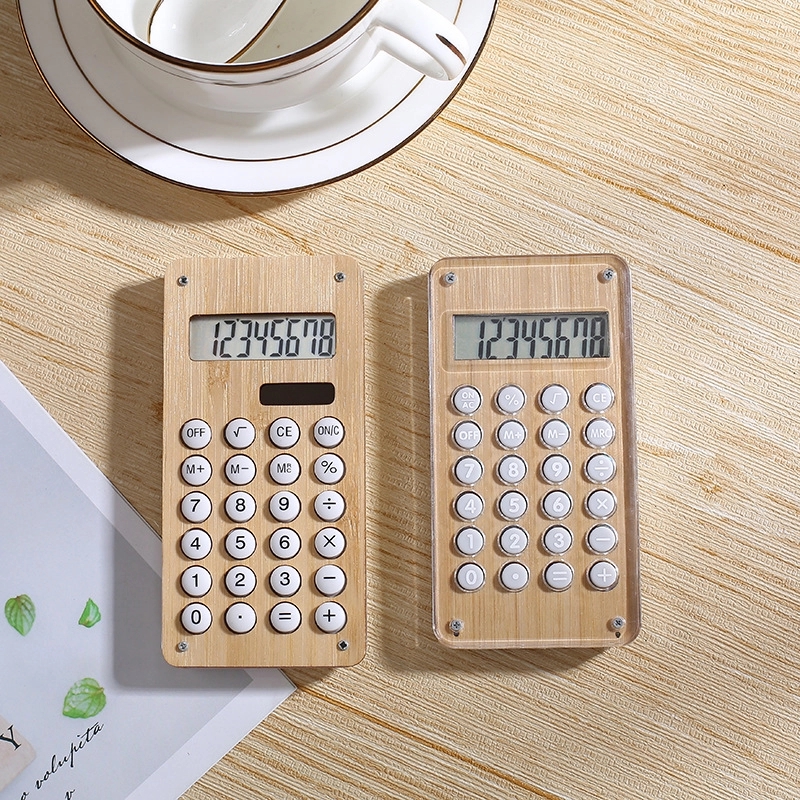 Multifunction bamboo calculator 4