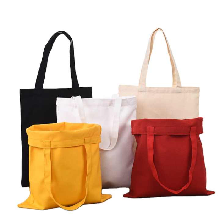 12 oz Cotton Canvas Reusable Tote Bags 5