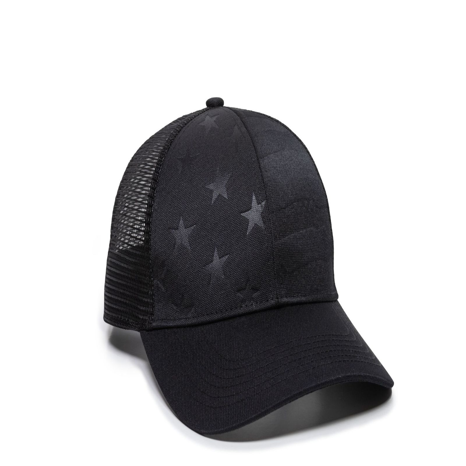 Debossed American Flag Mesh Back 4