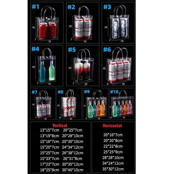 Transparent Soft PVC Gift Tote with Hand Loop 2