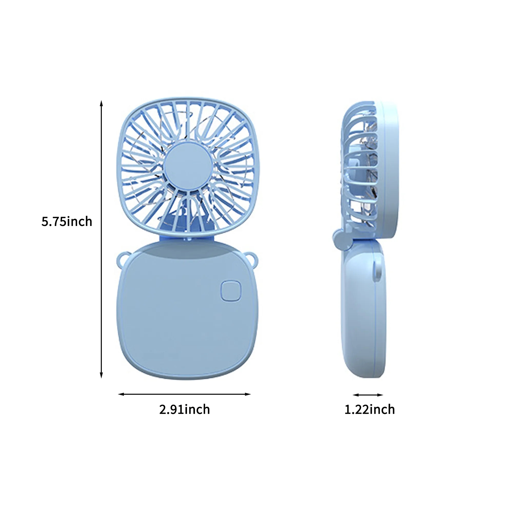 Lightweight Foldable Neck Fan with Adjustable Speeds 5