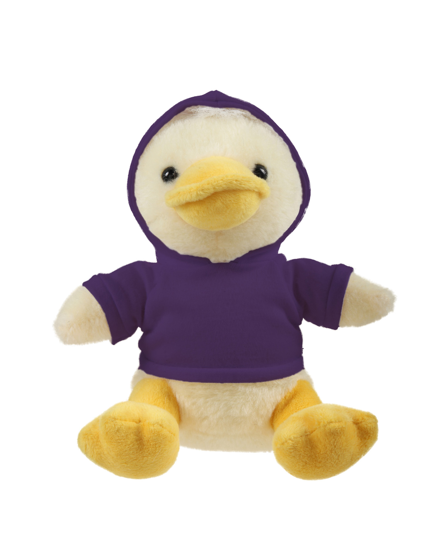 Soft Plush Sitting Duck wearing a Hoodieoodie 2