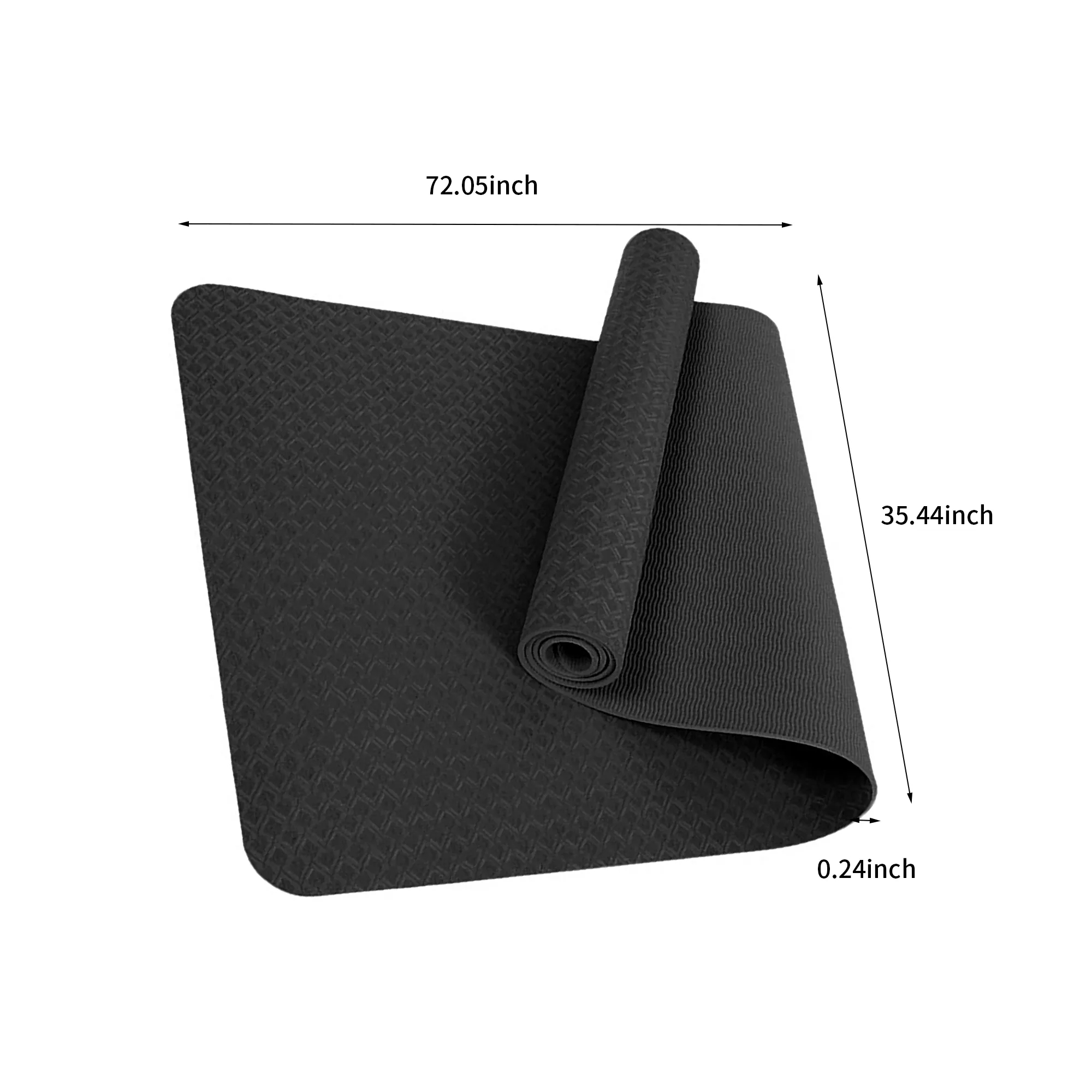 Yoga Mat Non-Slip Exercise for Comfort and Support 2