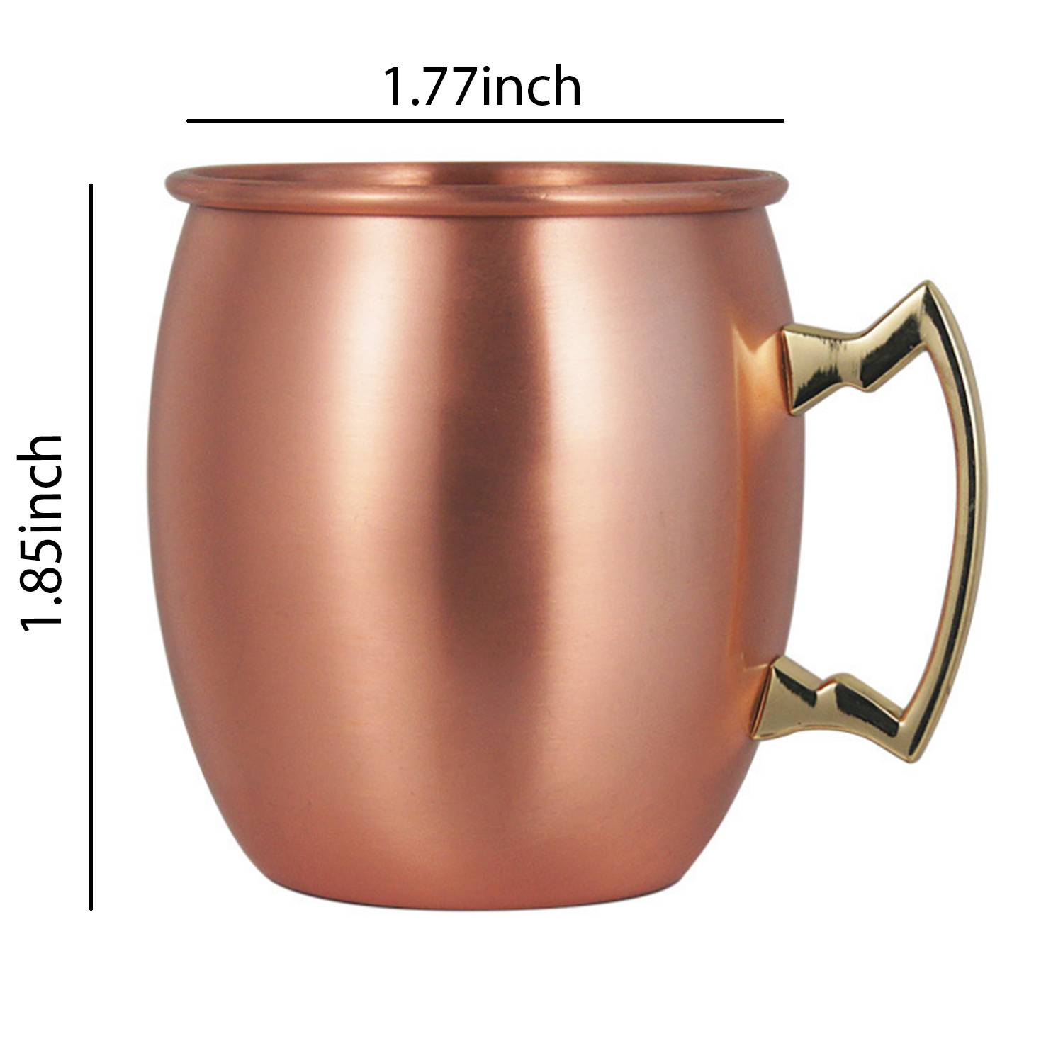 2 OZ SHOTGLASS MINI MOSCOW MULE MUG 2