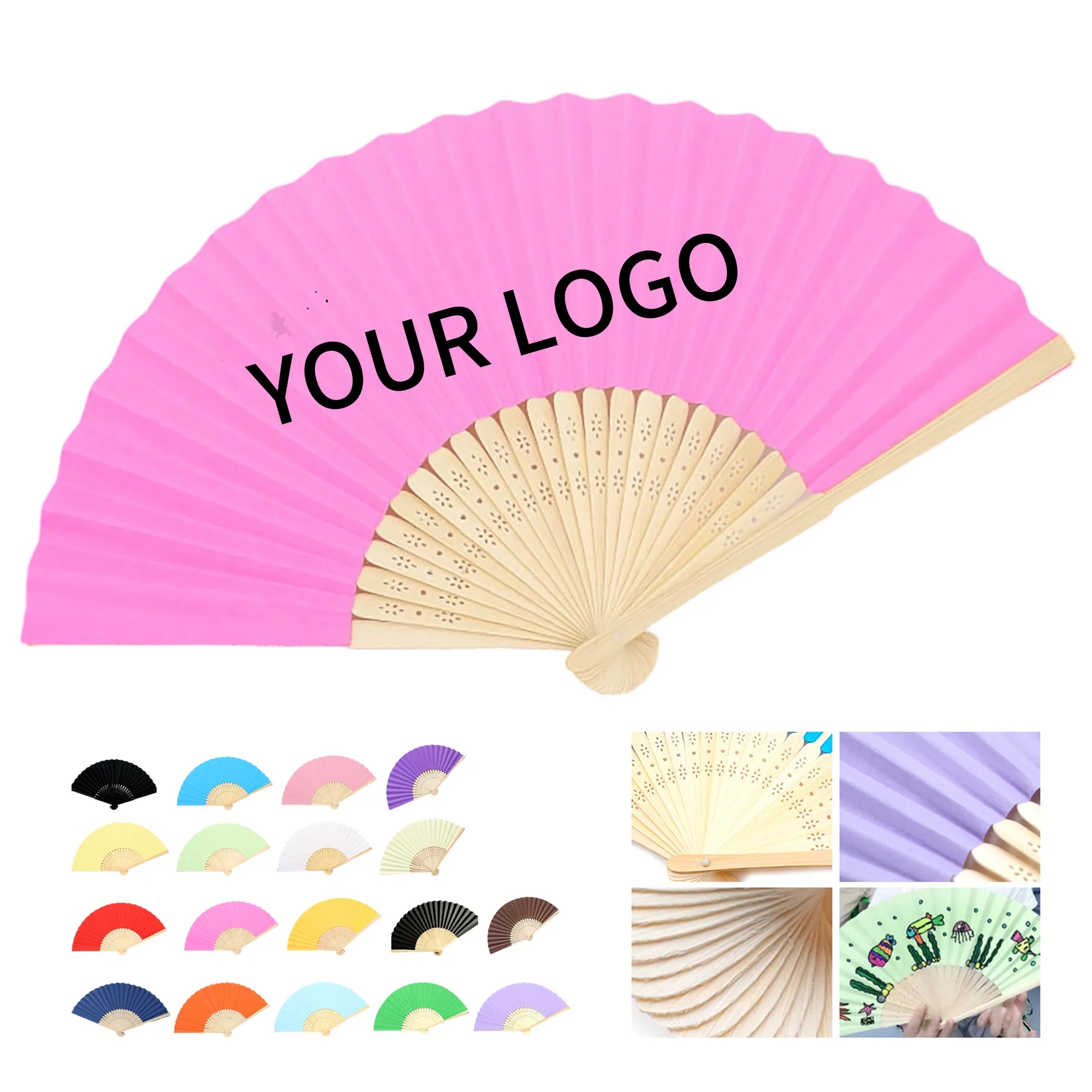 Bamboo Paper Fan 7