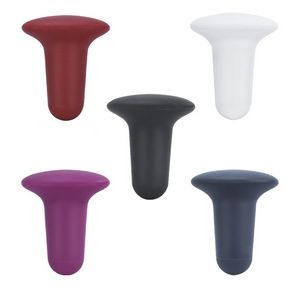 Elegant Oval Panel Nail Shaped Silicone Wine Stopper Cork 31
