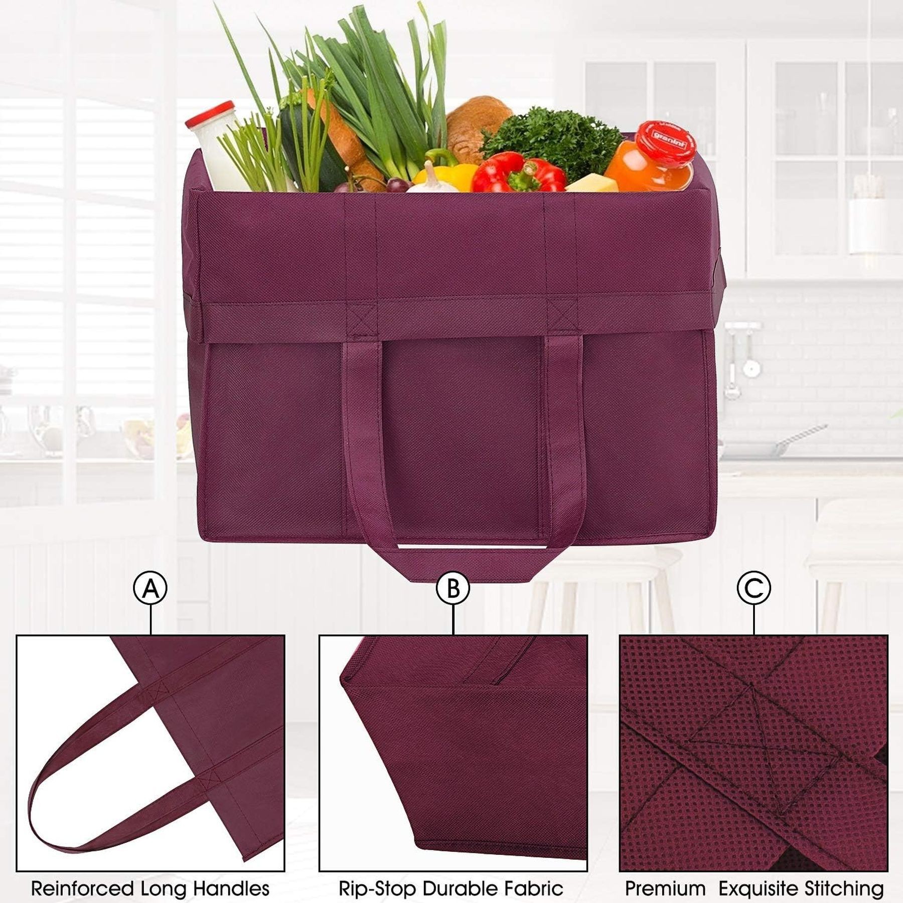 Custom Reusable Non-Woven Shopping Tote Bag 2