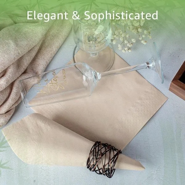 Ibambo Bamboo Everyday Lunch & Dinner Party Napkins 5