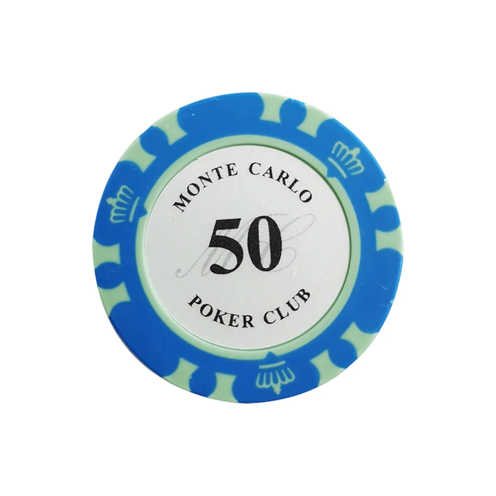 Clay Composite Crown Poker Chip Durable 8