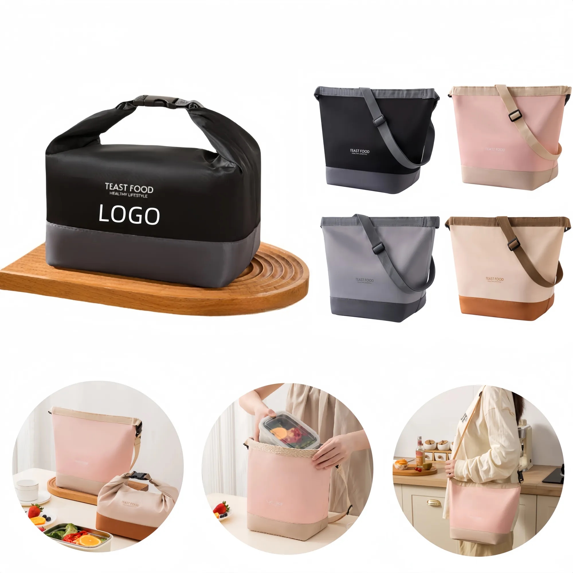 Insulated Lunch Bag With Strap 3