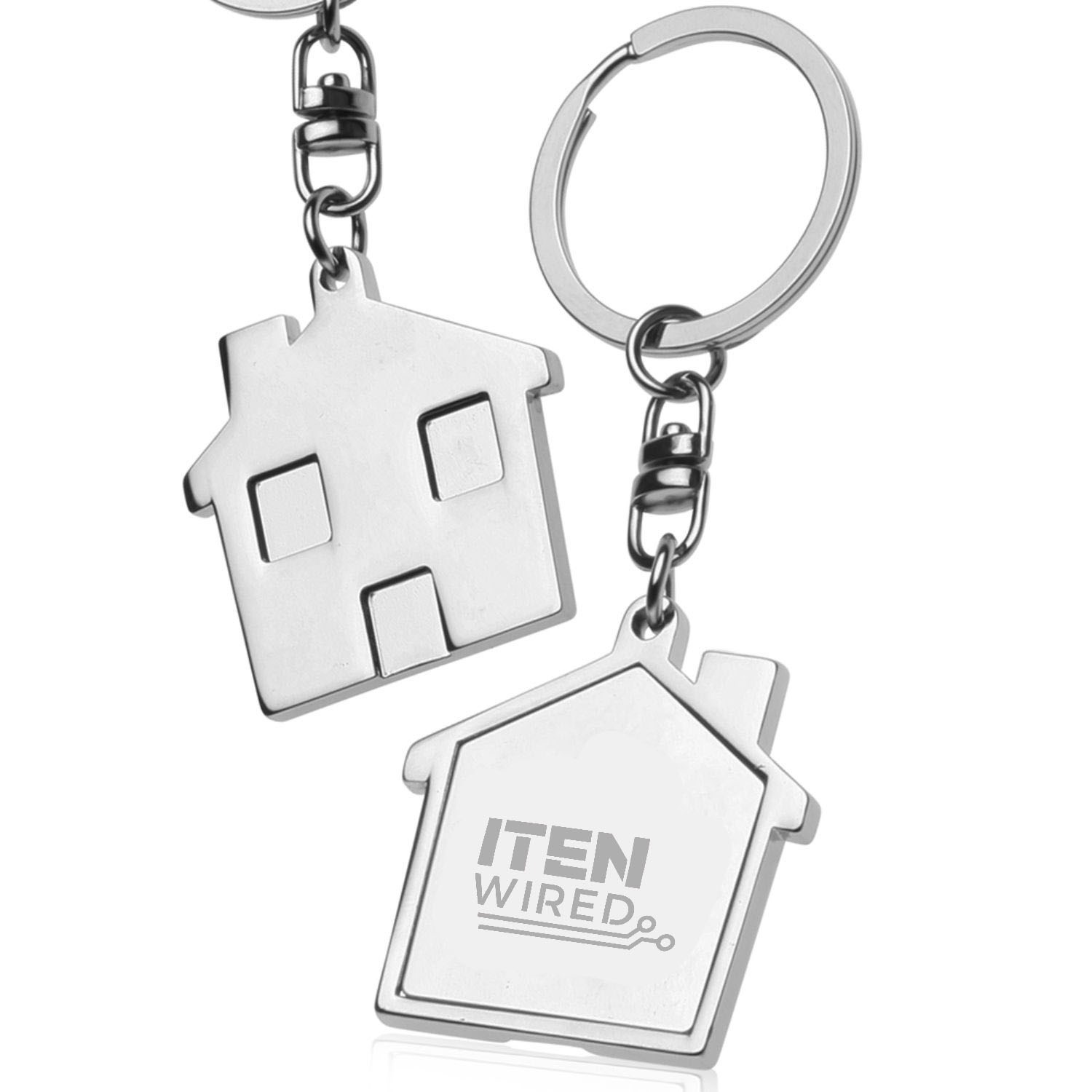 House Metal Keychains 1