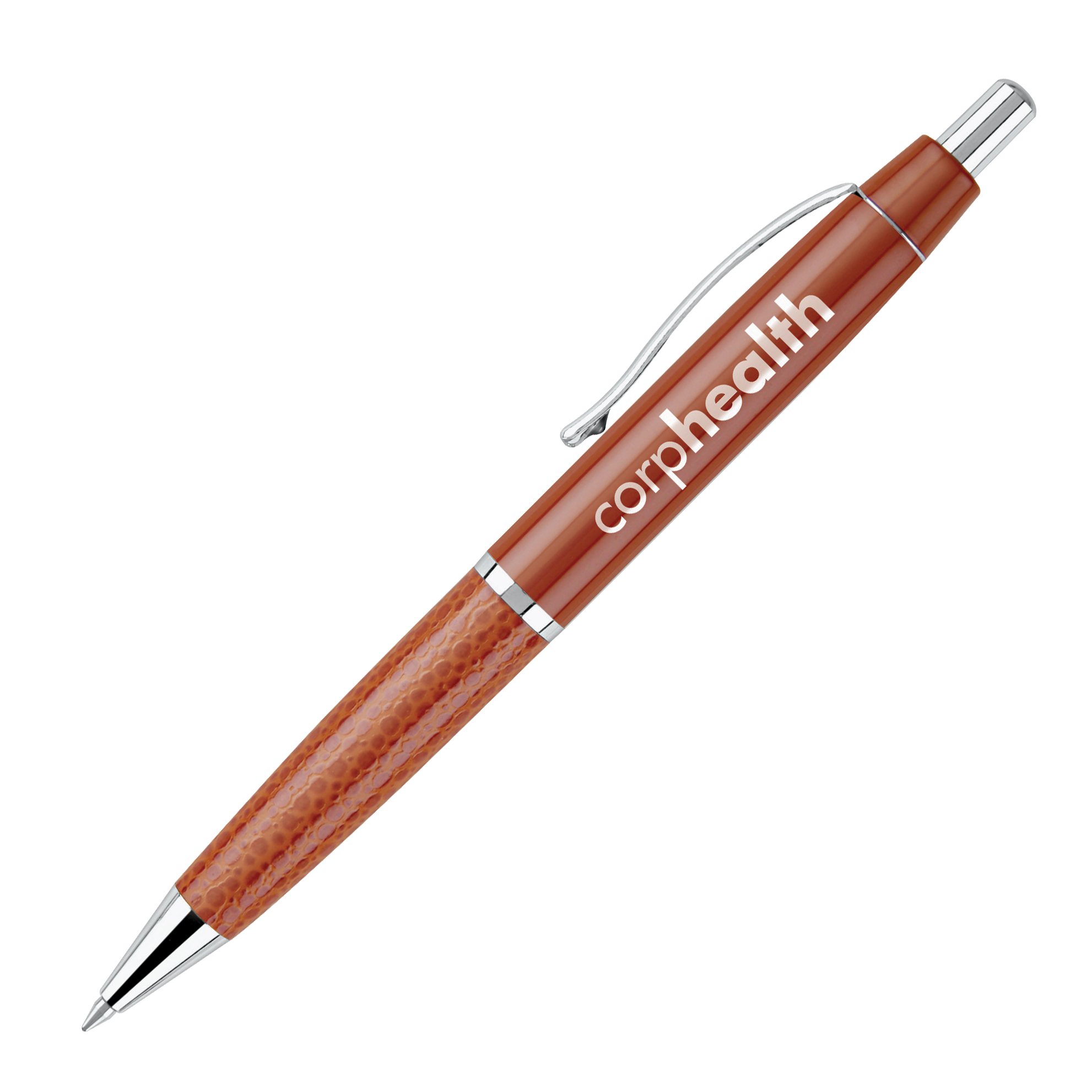 Castor Click Action Pen with Leatherette Grip 4