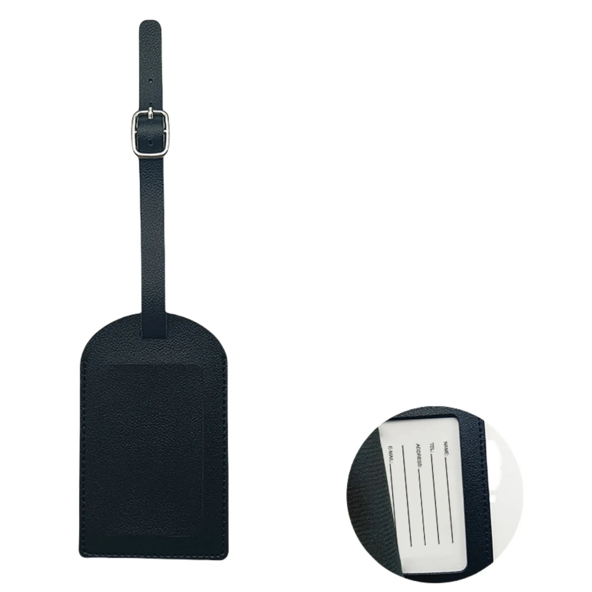 PU Leather Card Holder with Detachable Lanyard 9