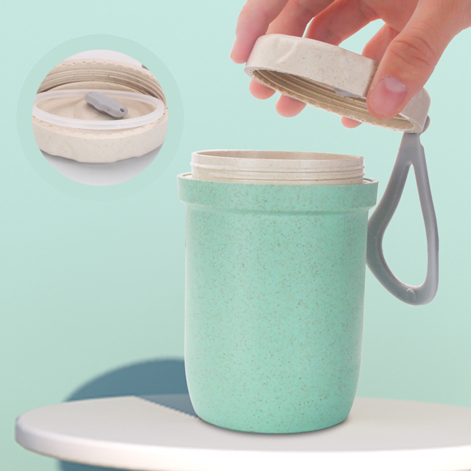 Wheat Straw Double layer Cup 5
