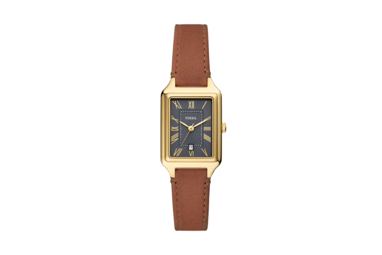 Fossil Women's Raquel Three-Hand Date Medium Brown Leather Watch 1