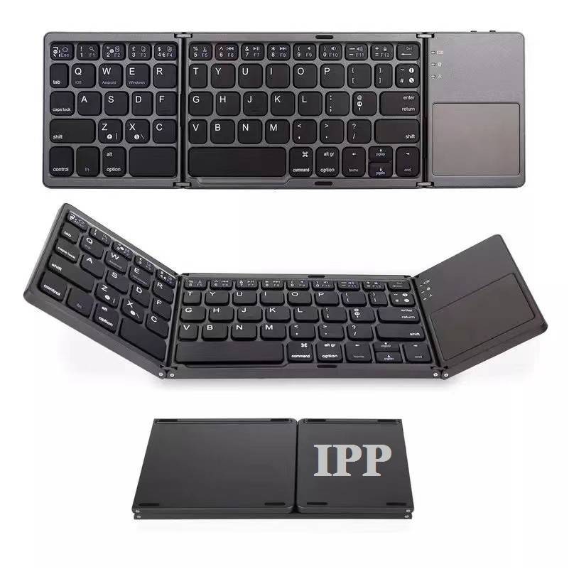 Foldable Wireless keyboard With Touchpad 3