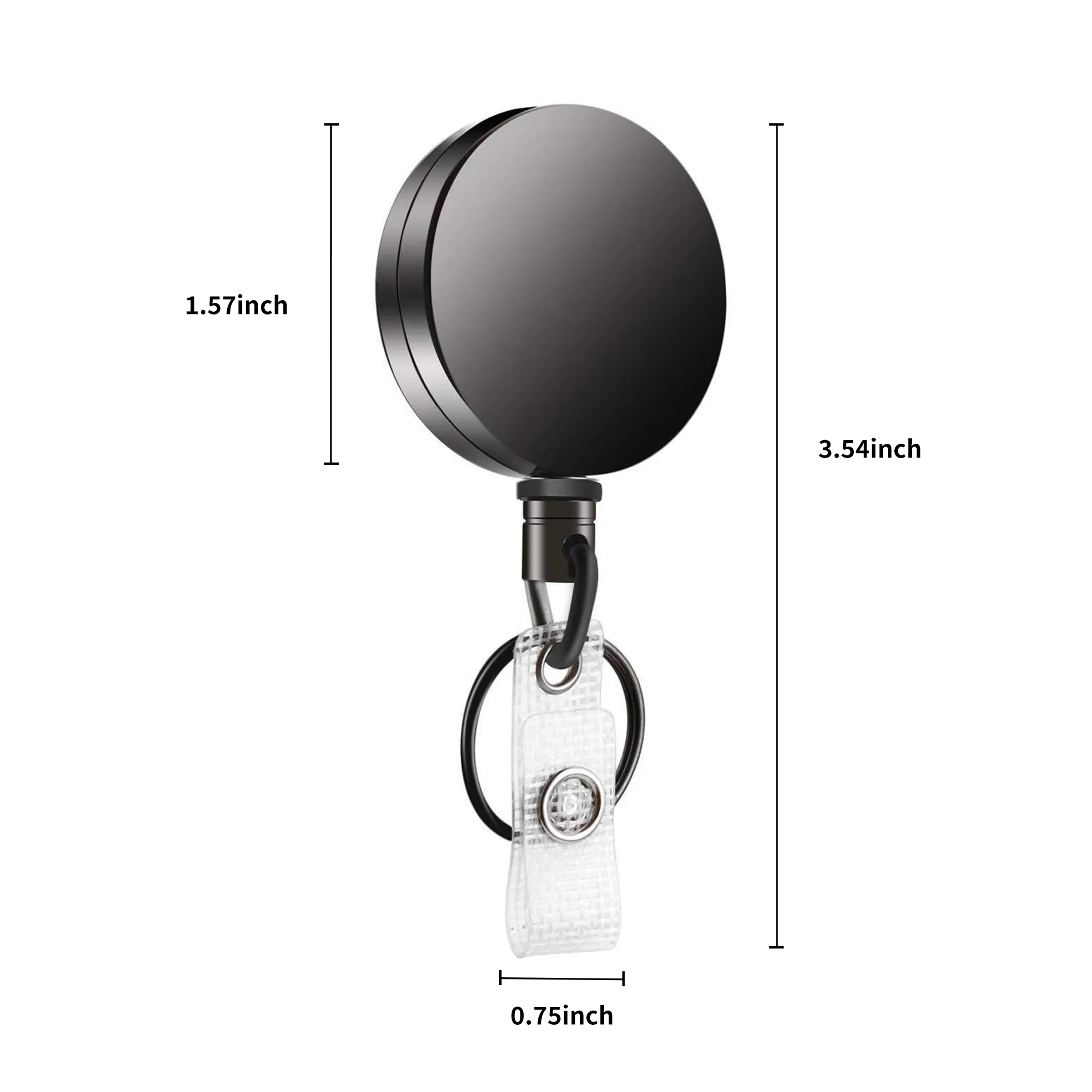 Waterproof ID Badge Holder with Retractable Design 3