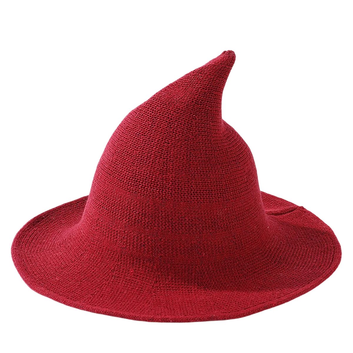 Breathable Knitted Witch Hat for Costumes 10