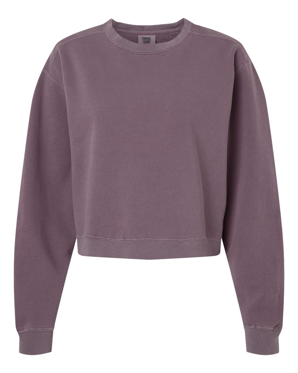 Women's Garment-Dyed Mid-Length Crewneck Sweatshirt - 1566L 23