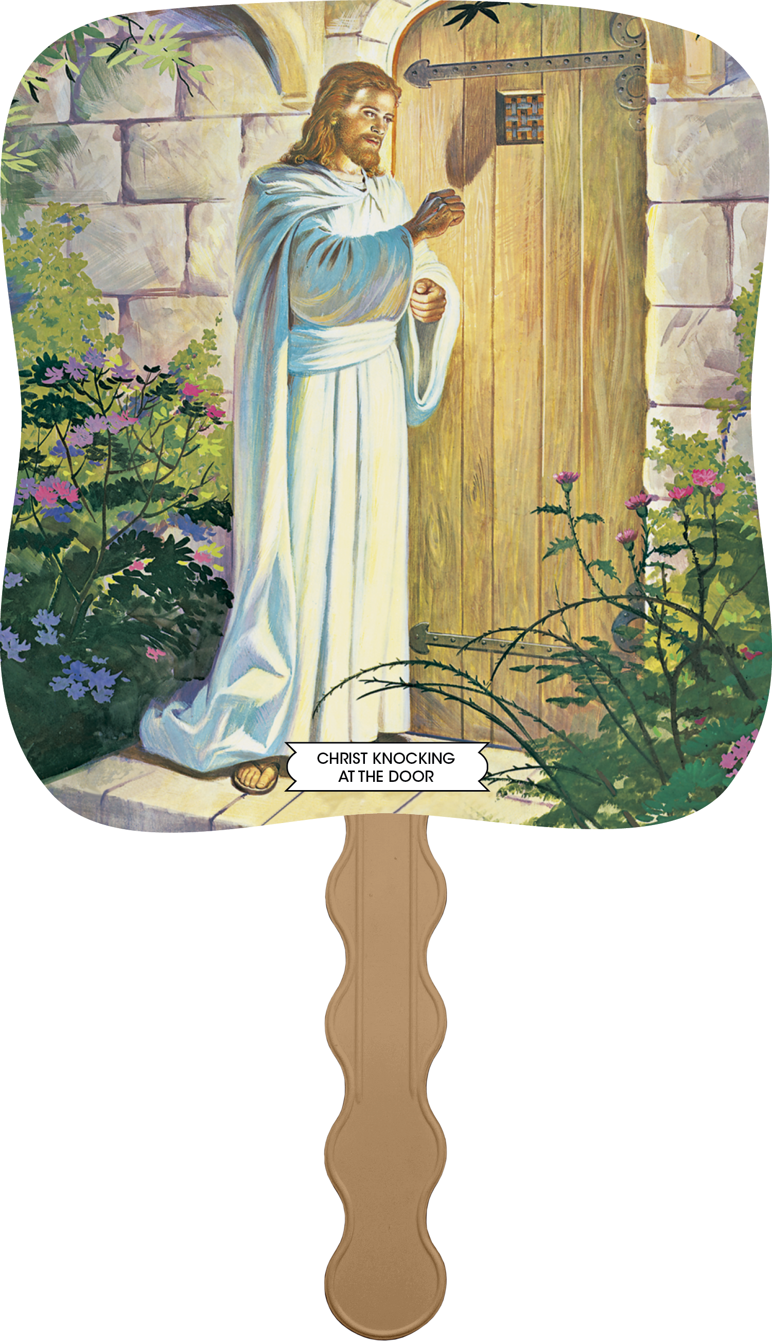 Skinner & Kennedy® Christ Knocking At The Door - Pictorial Fan 4