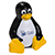 Sitting Penguin Stress Reliever 2
