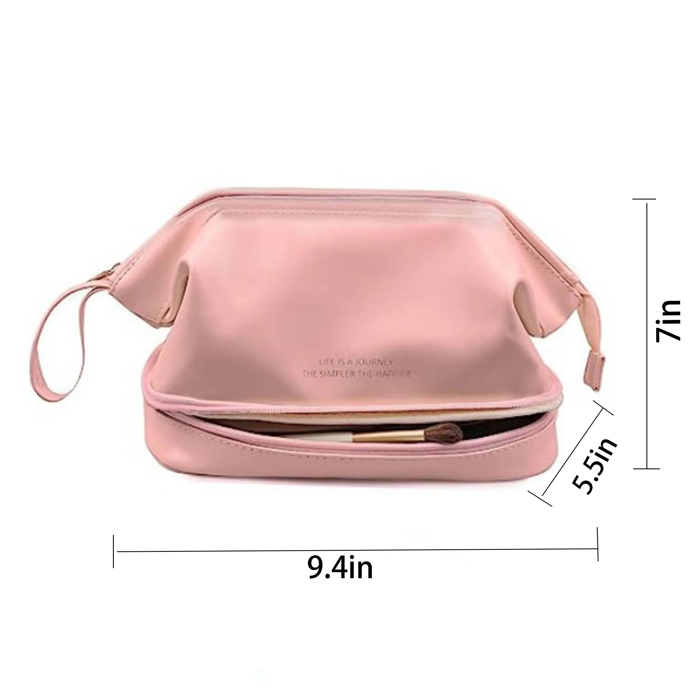 Polyurethane Waterproof Large Capacity Storage Makeup Bag 7