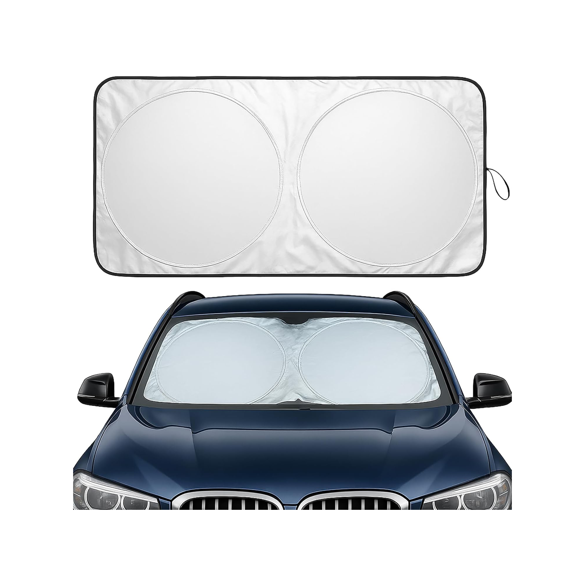 60" x 28" Foldable Car Sunshade 2