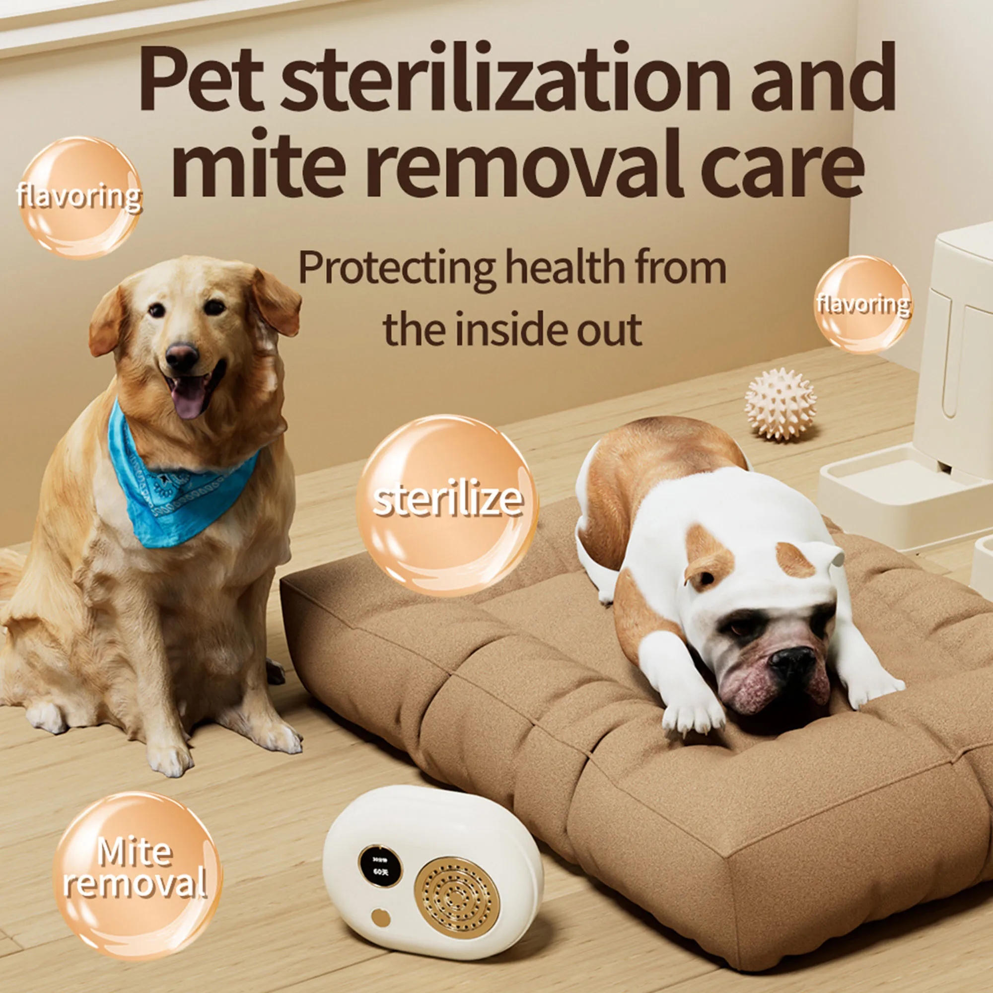 Portable Sterilizer For Pet Clothes Wardrobe Odor Killer 2