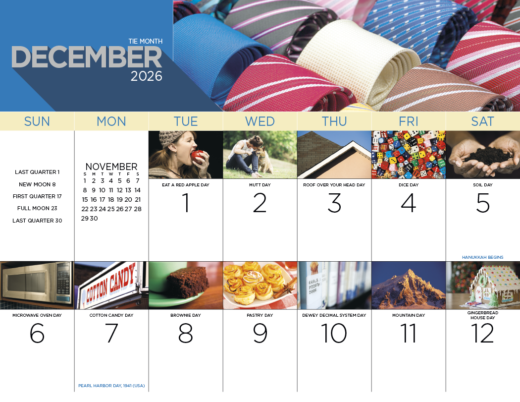 Good Value™ National Day - Stapled Calendar 17