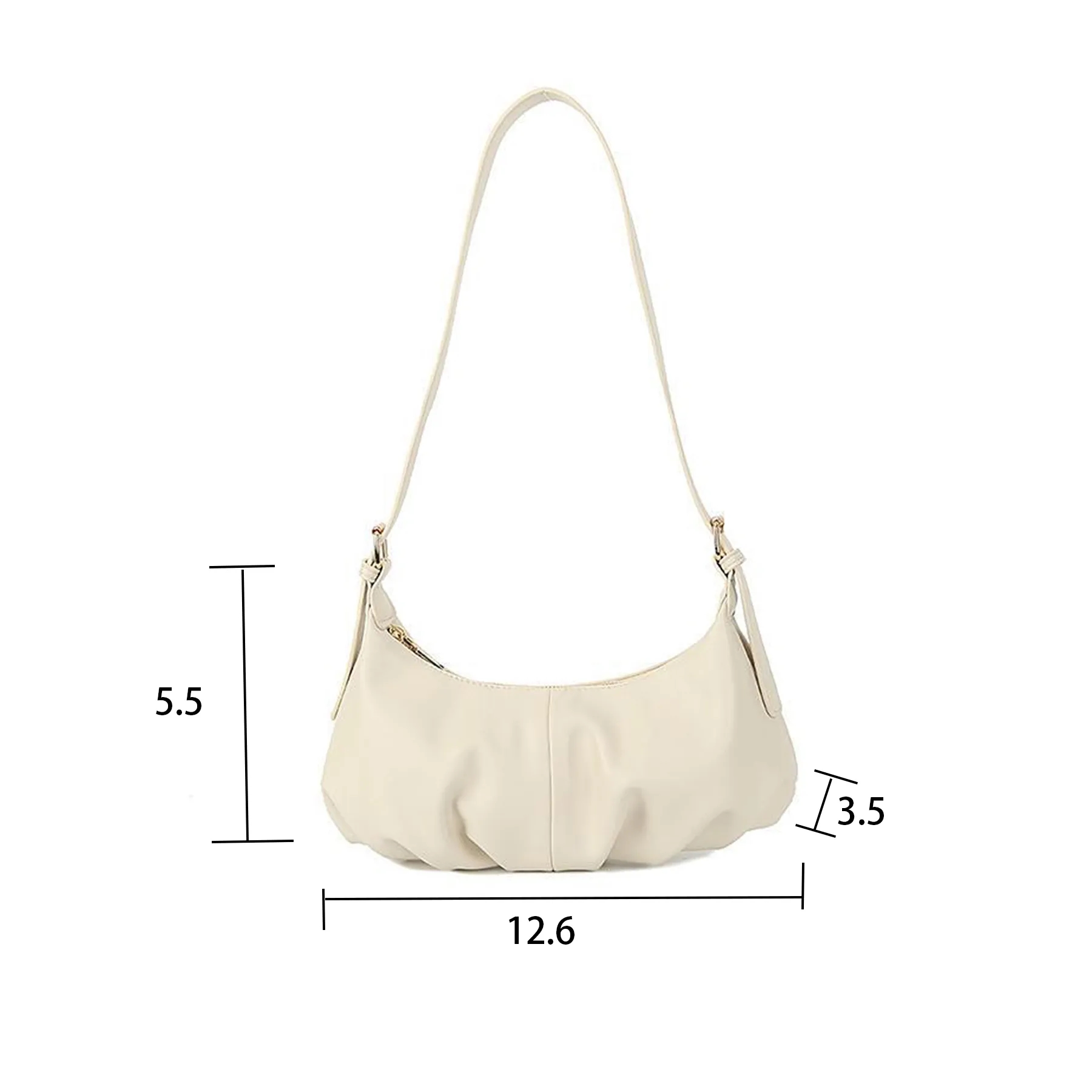 PU Dumpling Small tote Bags, custom tote bag with logo imprint 5