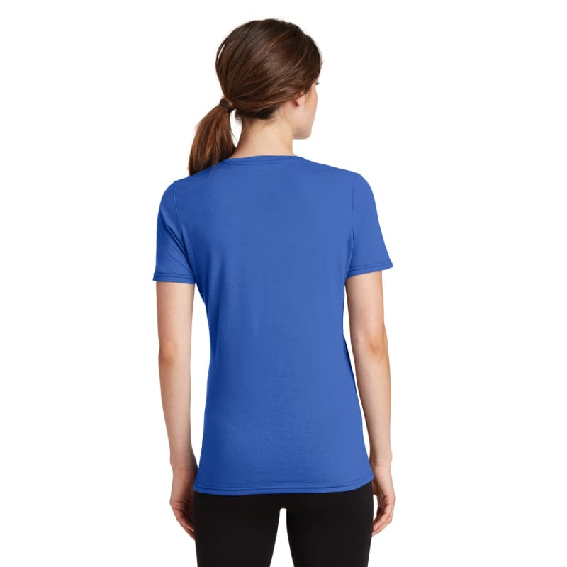 Port & Company Women's Performance Blend V-Neck Tee. 33