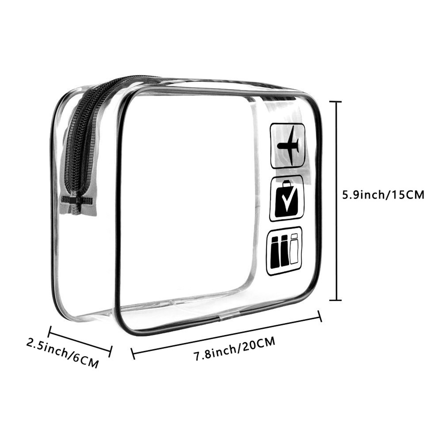 Travel Cosmetic Clear Toiletry Bag 2
