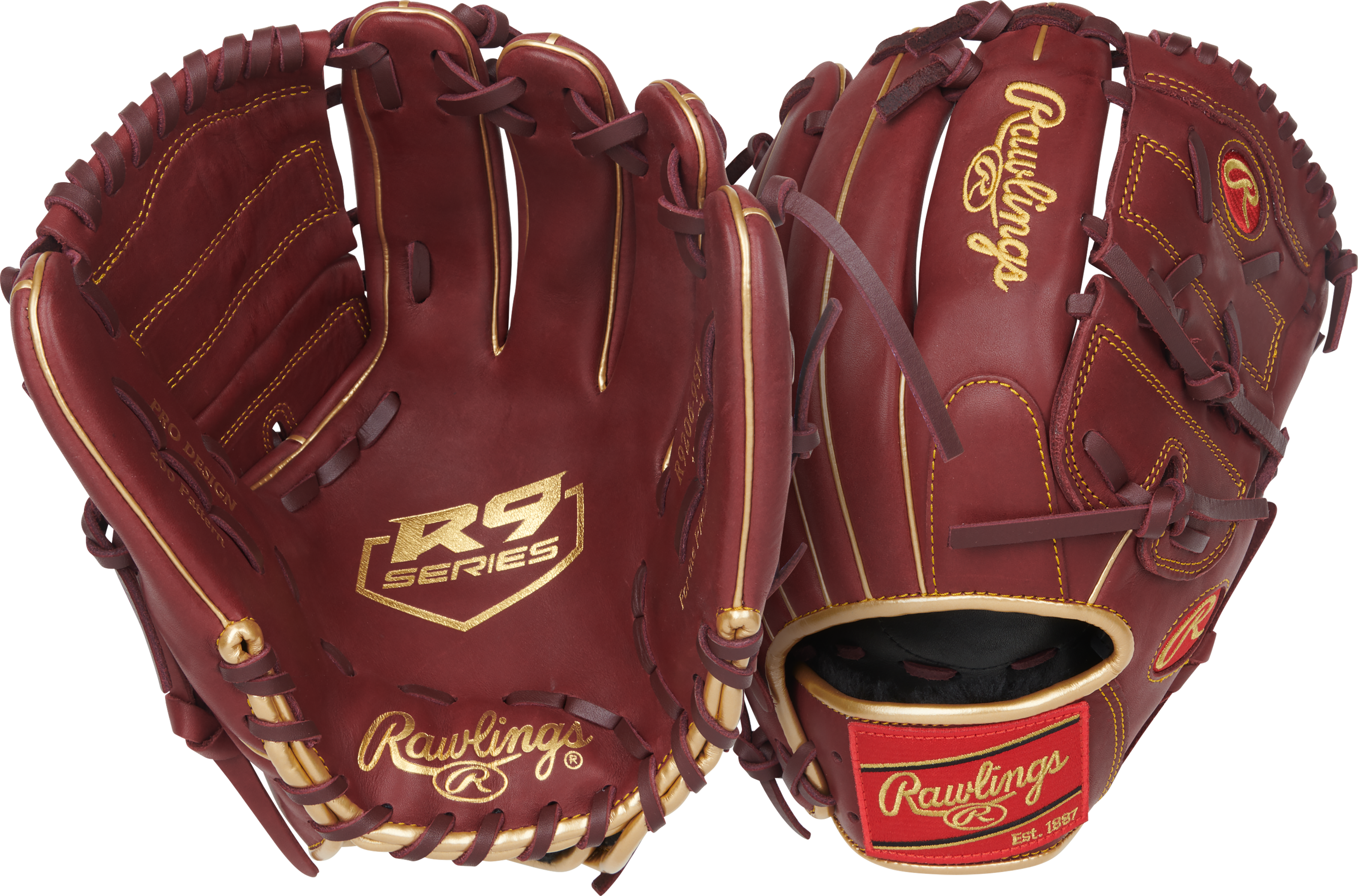 Rawlings R9 12 in Baseball  Glove, Utility 2