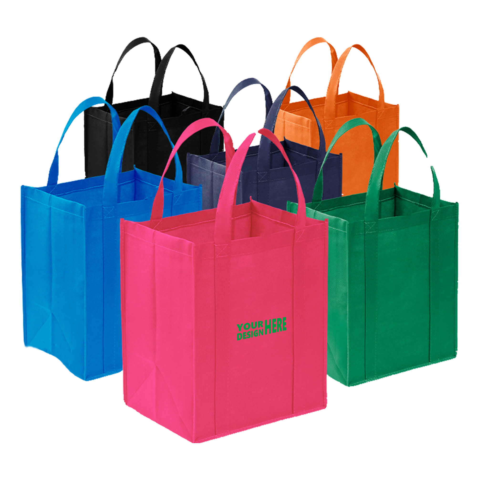 MOQ 50 Custom Printed Tote Bag with Logo for Advertising and Shopping 1