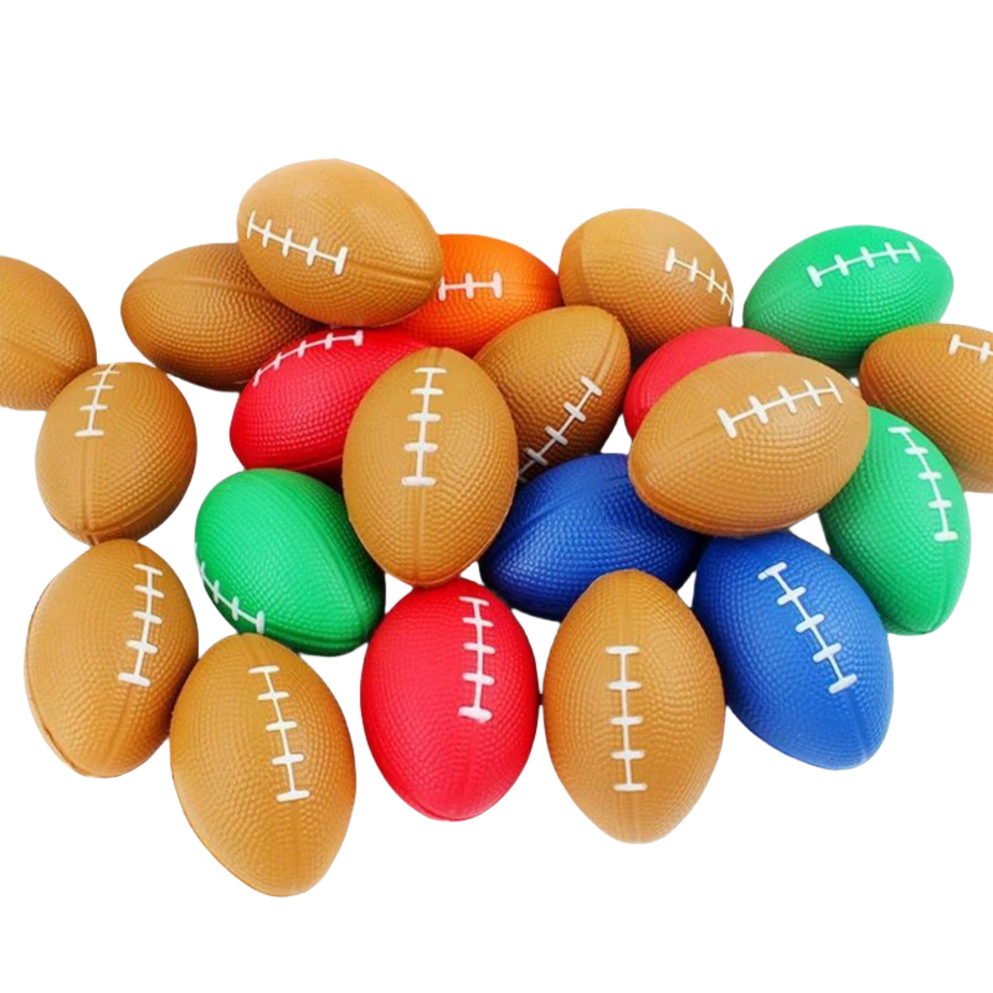 3.3" Mini Rugby Ball Squeezie Stress Reliever 2