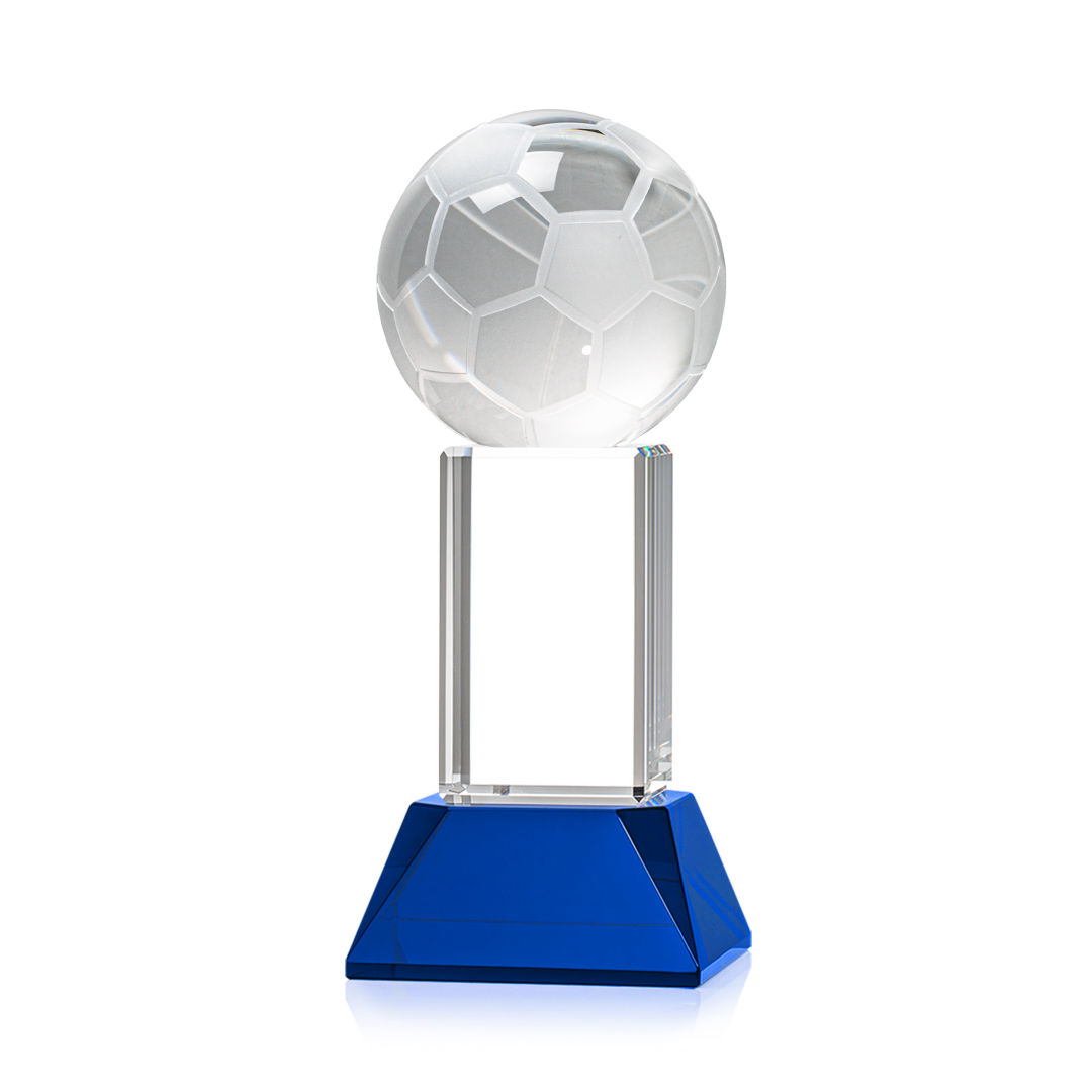 Soccer Ball VividPrint™ Award on Stowe - Blue 10