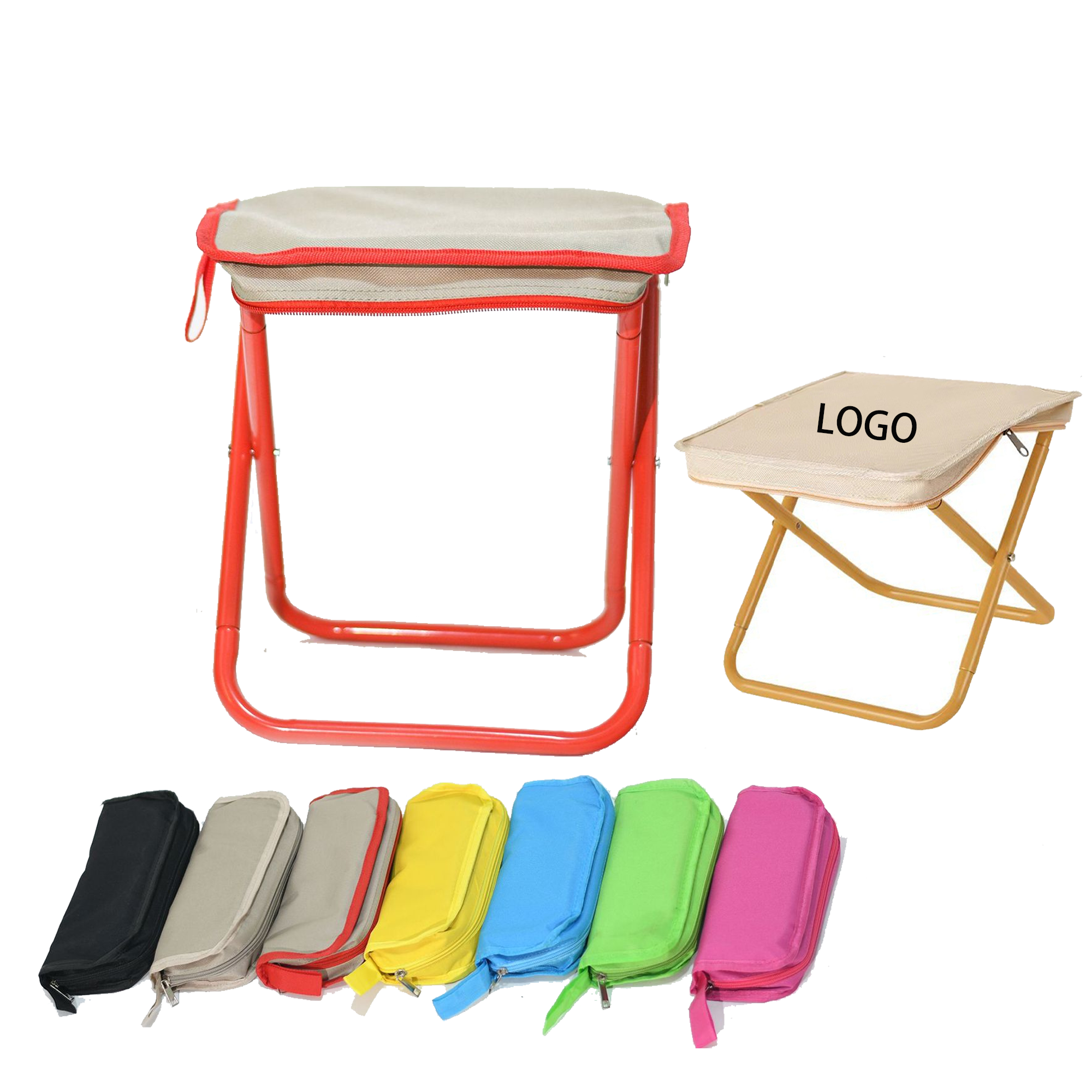 Portable Pencil Case Pocket Folding Stool 2