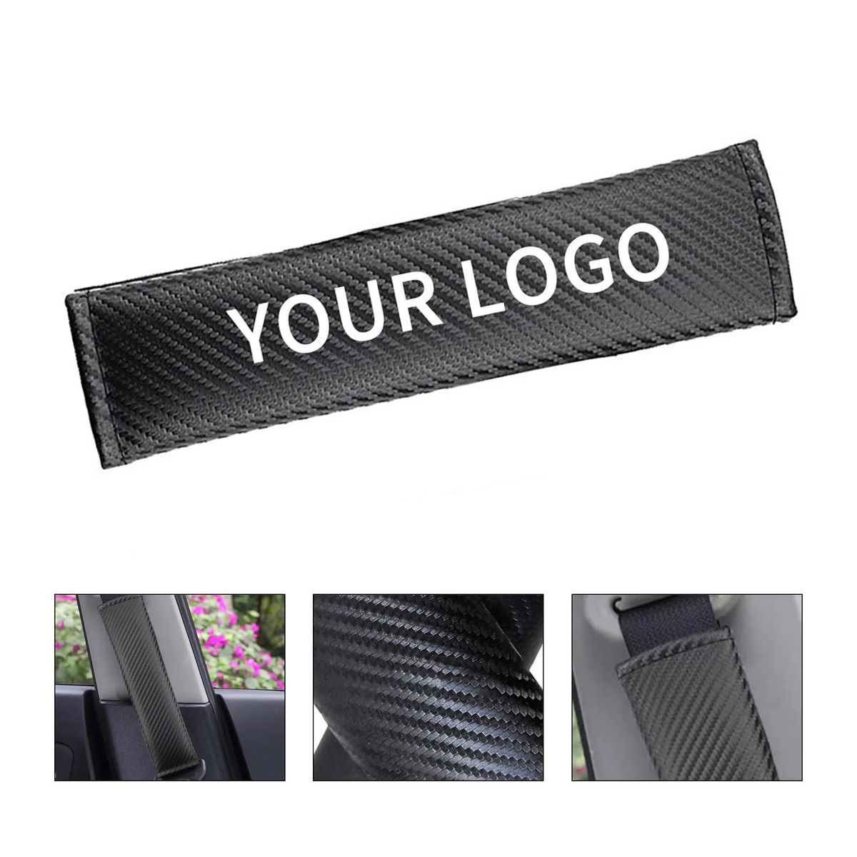 Seatbelt Pad Leather Comfort 8.7x2.4 Inch 4