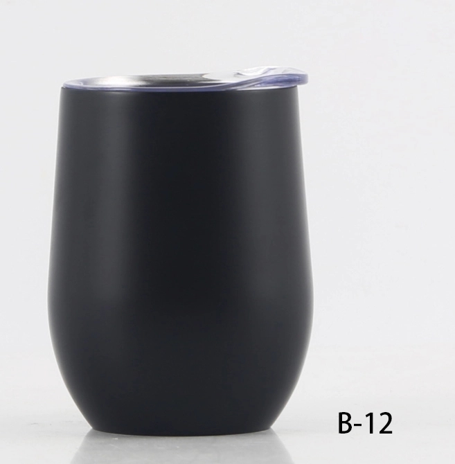 12 OZ U shape Stemless Thermos cup 24