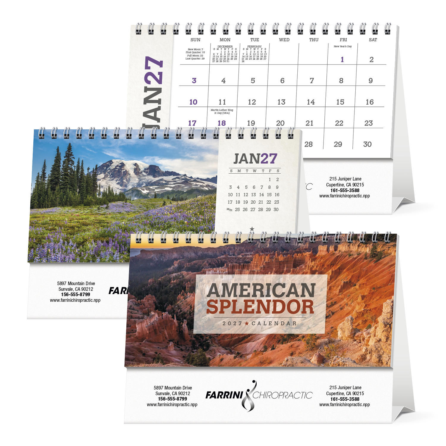 Triumph® Calendars American Splendor Desk Calendar 61