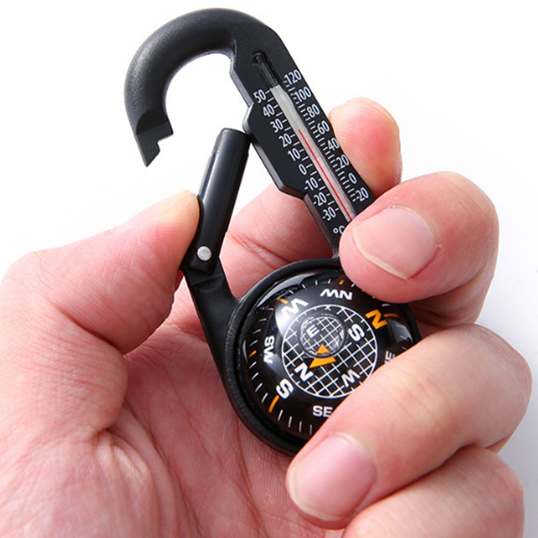 Compasses Carabiner Clip Keychain 3