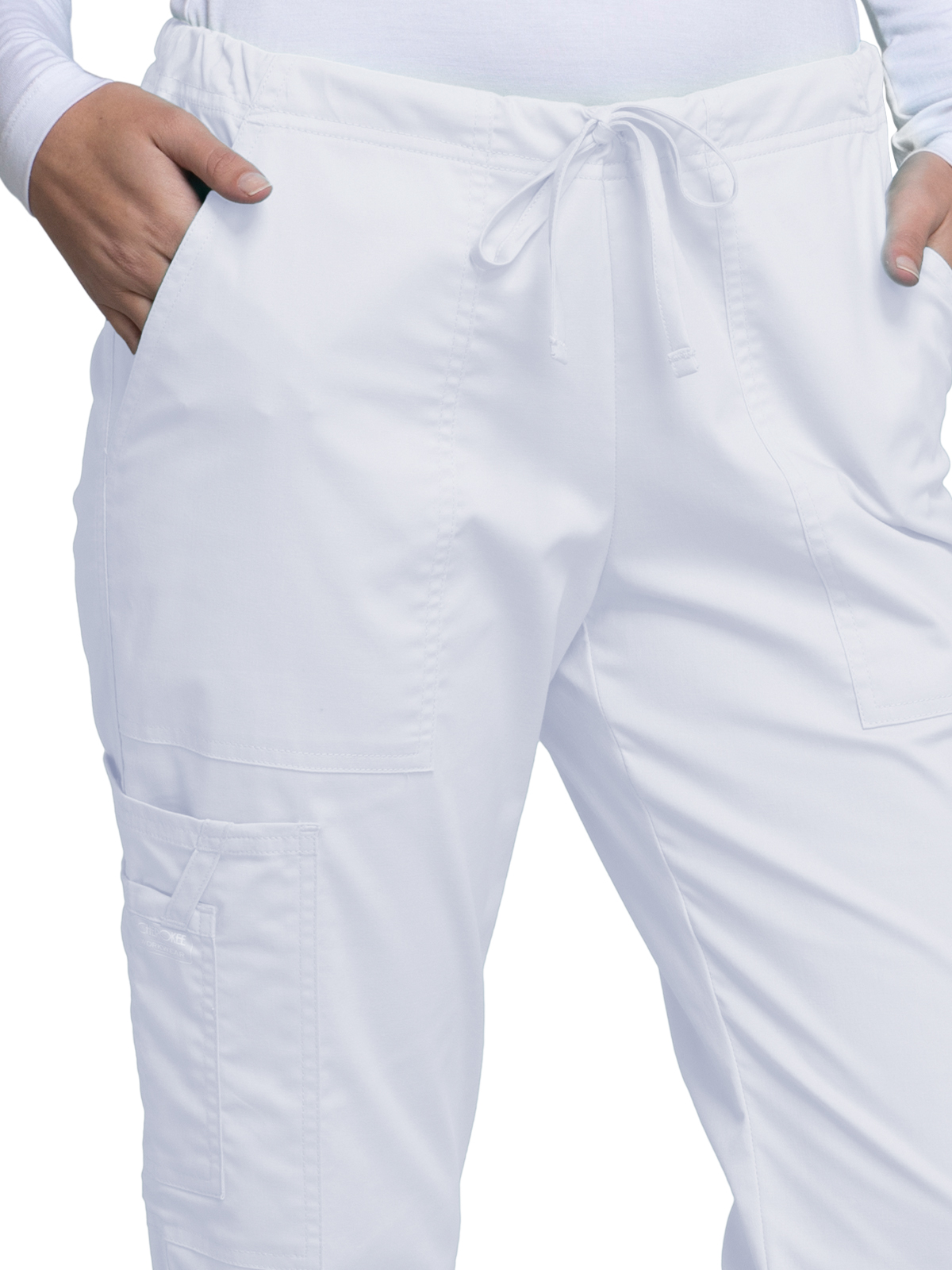Cherokee - Workwear Core Stretch - Mid Rise Drawstring Cargo Pant 23