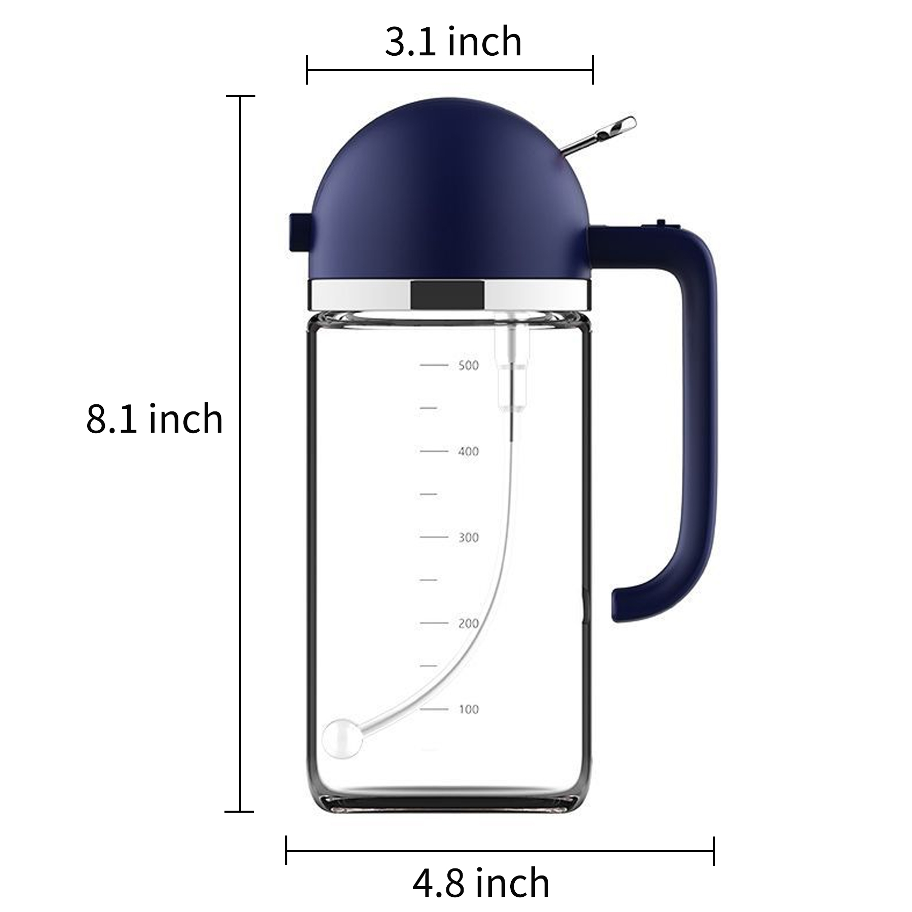 17oz 2 in 1 Olive Oil Sprayer Dispenser 2