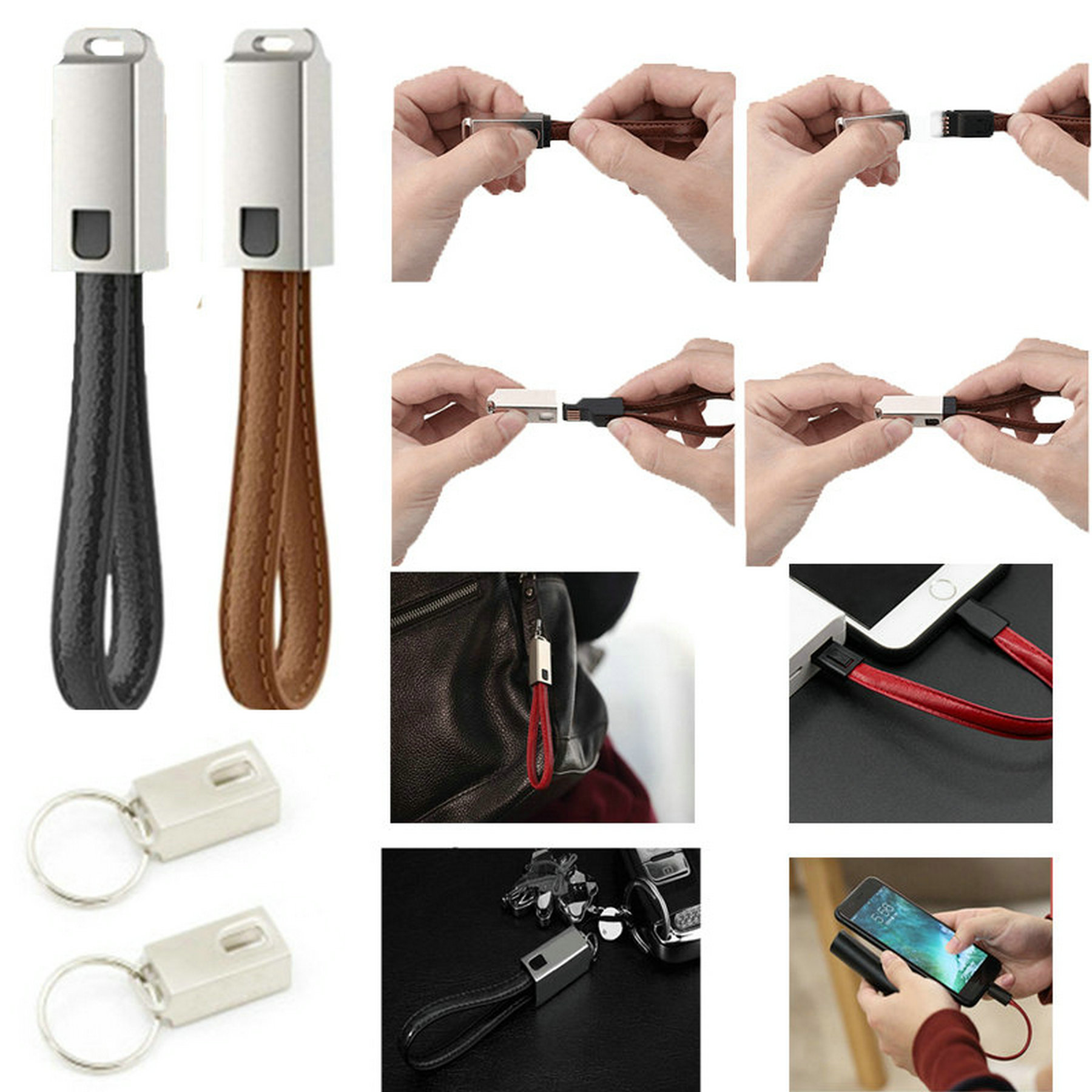 Keychain Style USB Charging Cable 1