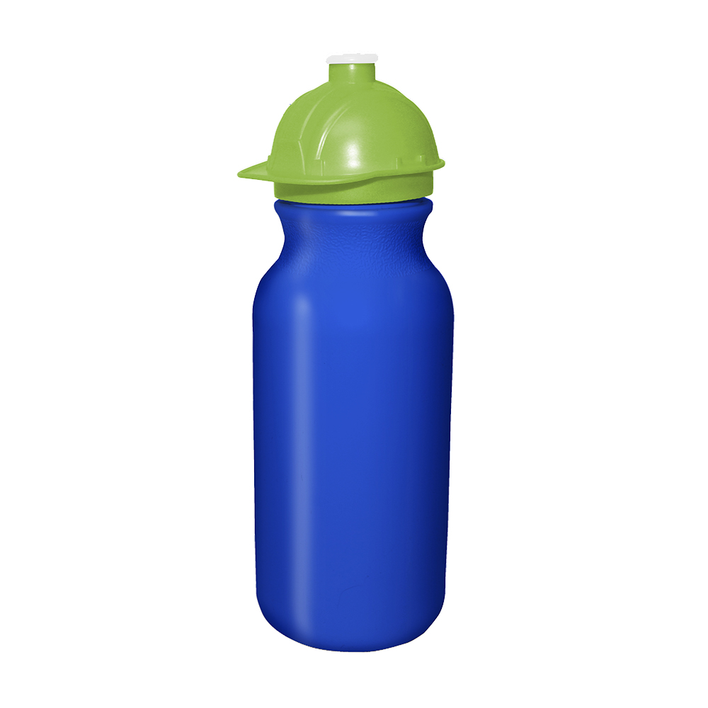 20 oz. Value Cycle Bottle w/ Safety Helmet Push 'n Pull Cap 2