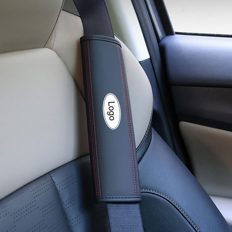 Leather Seat Belt Shoulder Cover 3